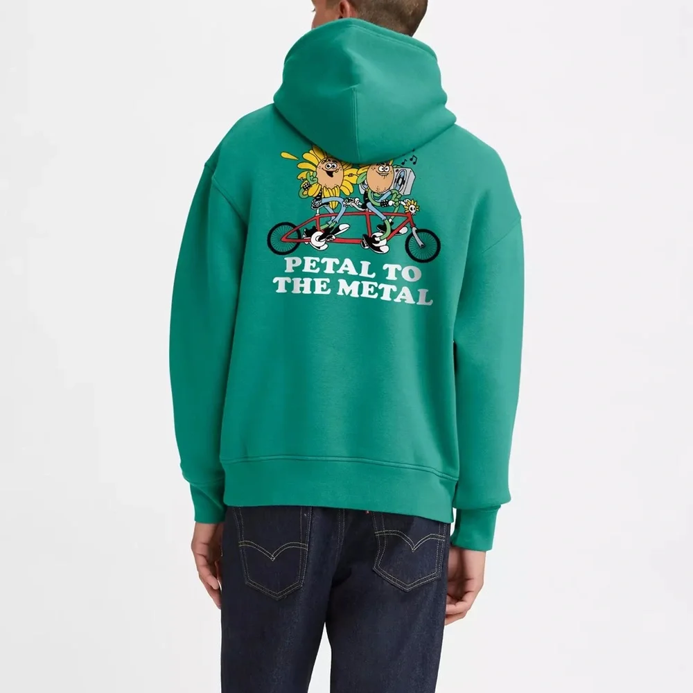 LEVIS pullover hoodie sweatshirt LARGE
